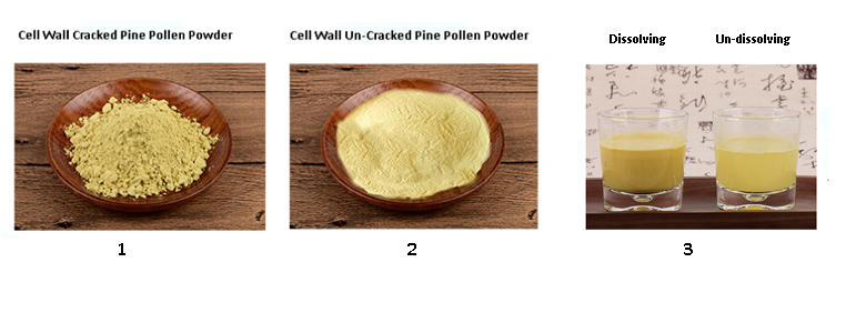 pine pollen powder comperison
